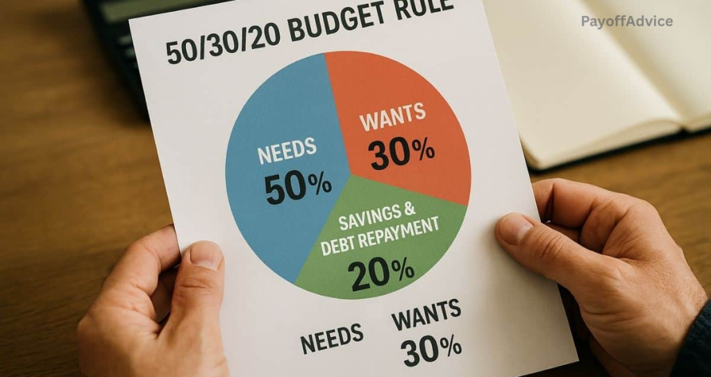 50/30/20 budget rule